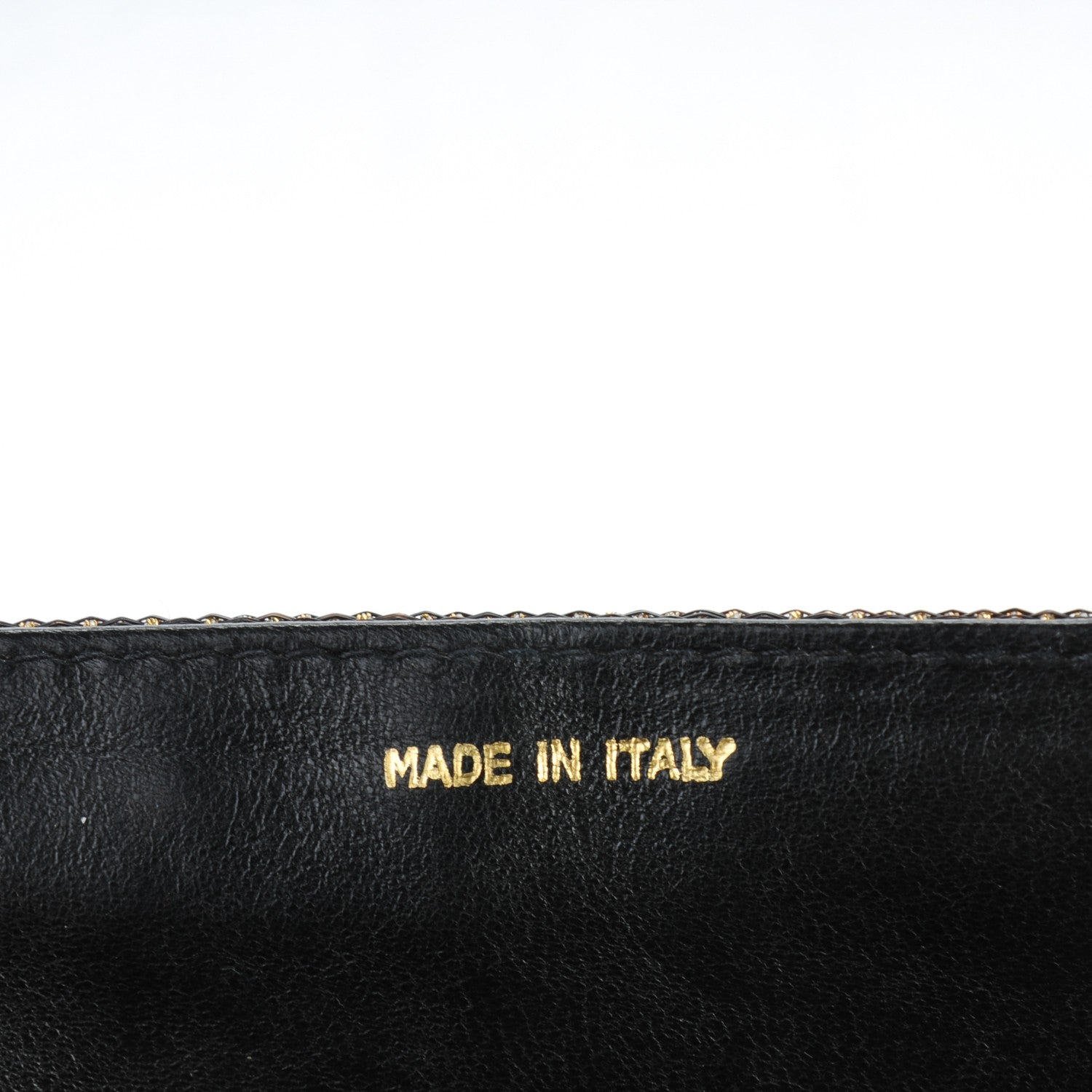 Chanel Tassel Clutch With Chain Black Gold 7 of 7