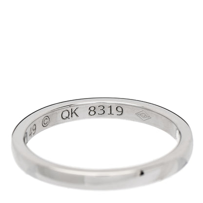 Cartier Platinum 2mm Ballerine Wedding Band Ring 49 5 6 of 7