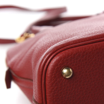 Hermes Taurillon Clemence Bolide 31 Rouge Garance 11 of 16