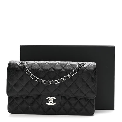 Chanel Caviar Quilted Medium Double Flap Black 11 of 11
