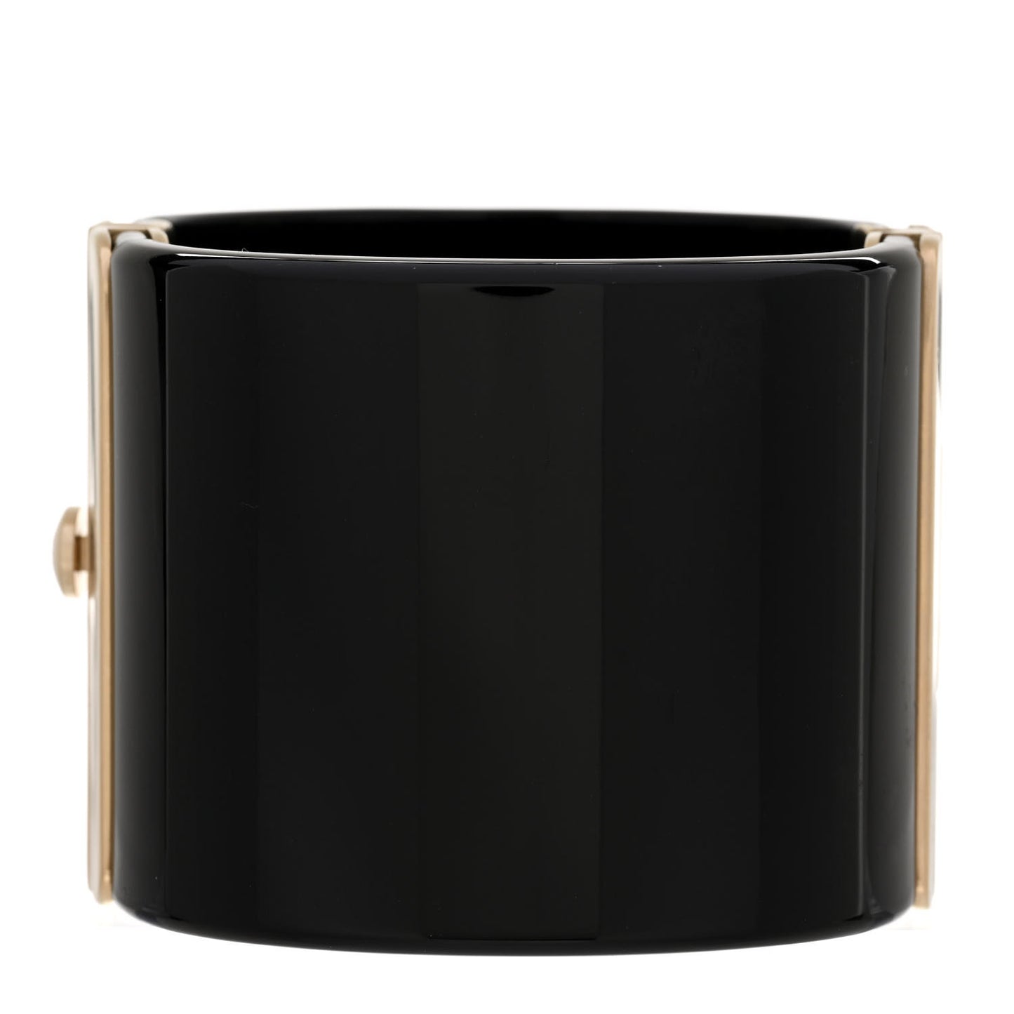 Resin Crystal Love In ParisCC Cuff Black