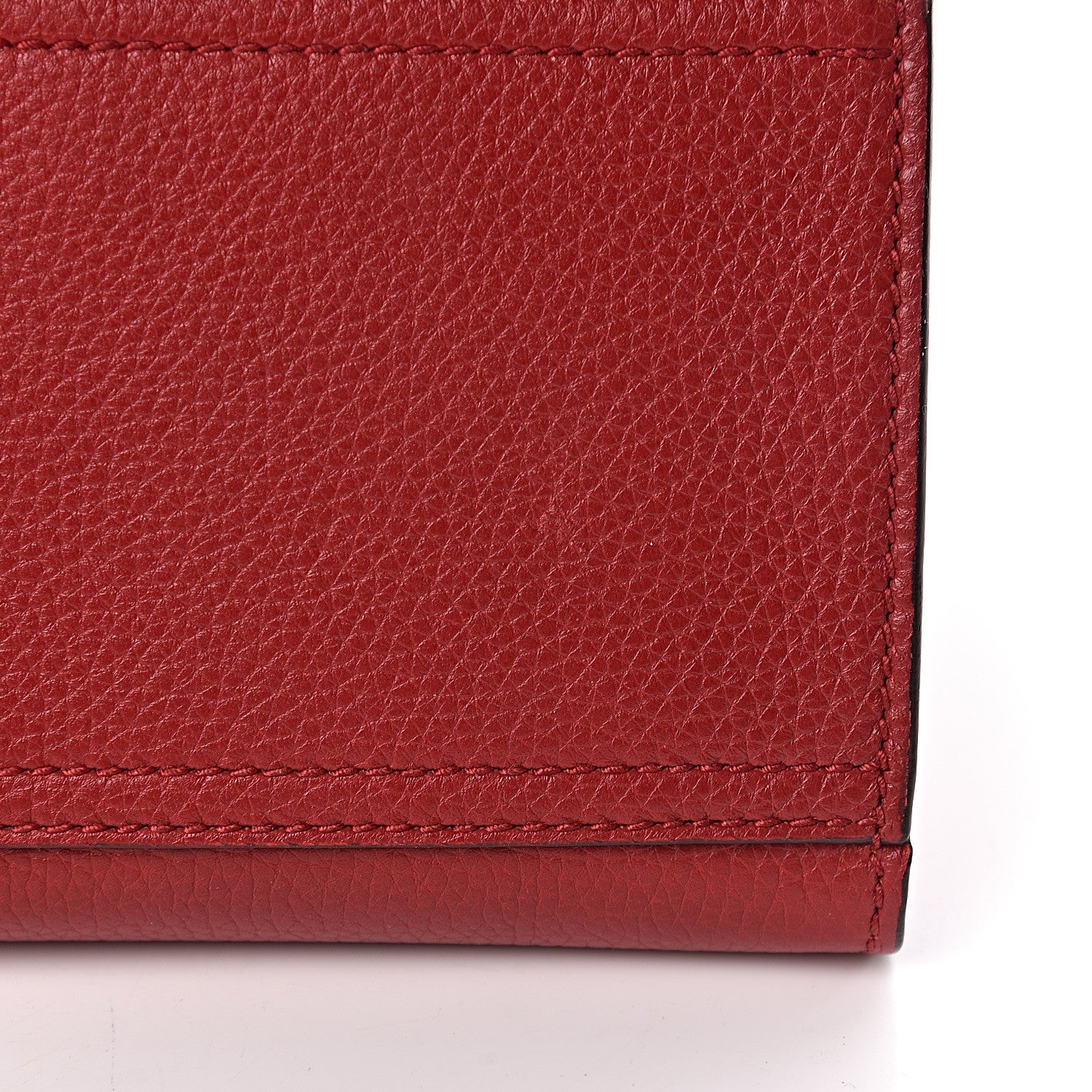 Gucci Calfskin Feline Medium GG Marmont Top Handle Bag Vulcanic Red 14 of 16