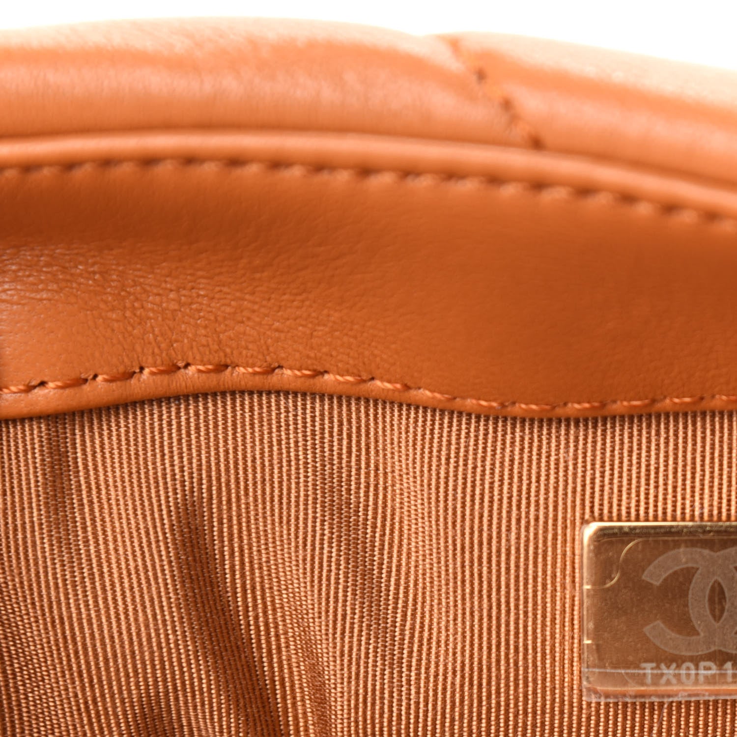 Chanel Lambskin Quilted Medium Chanel 19 Flap Light Brown 9 of 10