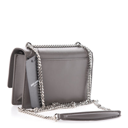 Saint Laurent Calfskin Monogram Sunset Chain Wallet Earth 3 of 9