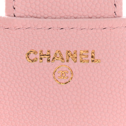 Chanel Caviar Quilted Compact Flap Wallet Light Pink 6 of 8