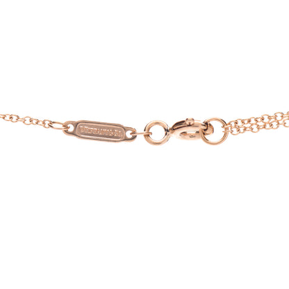 Tiffany 18K Rose Gold Small T Smile Pendant Necklace 4 of 5