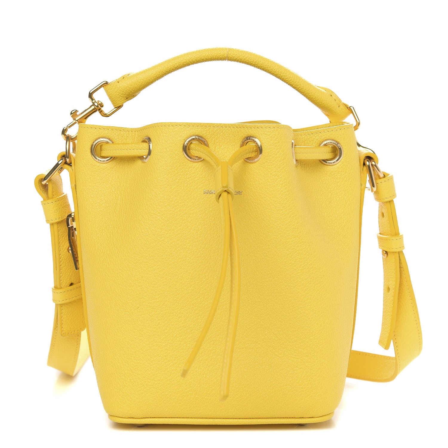 Saint Laurent Calfskin Small Emmanuelle Bucket Bag Soleil 1 of 9