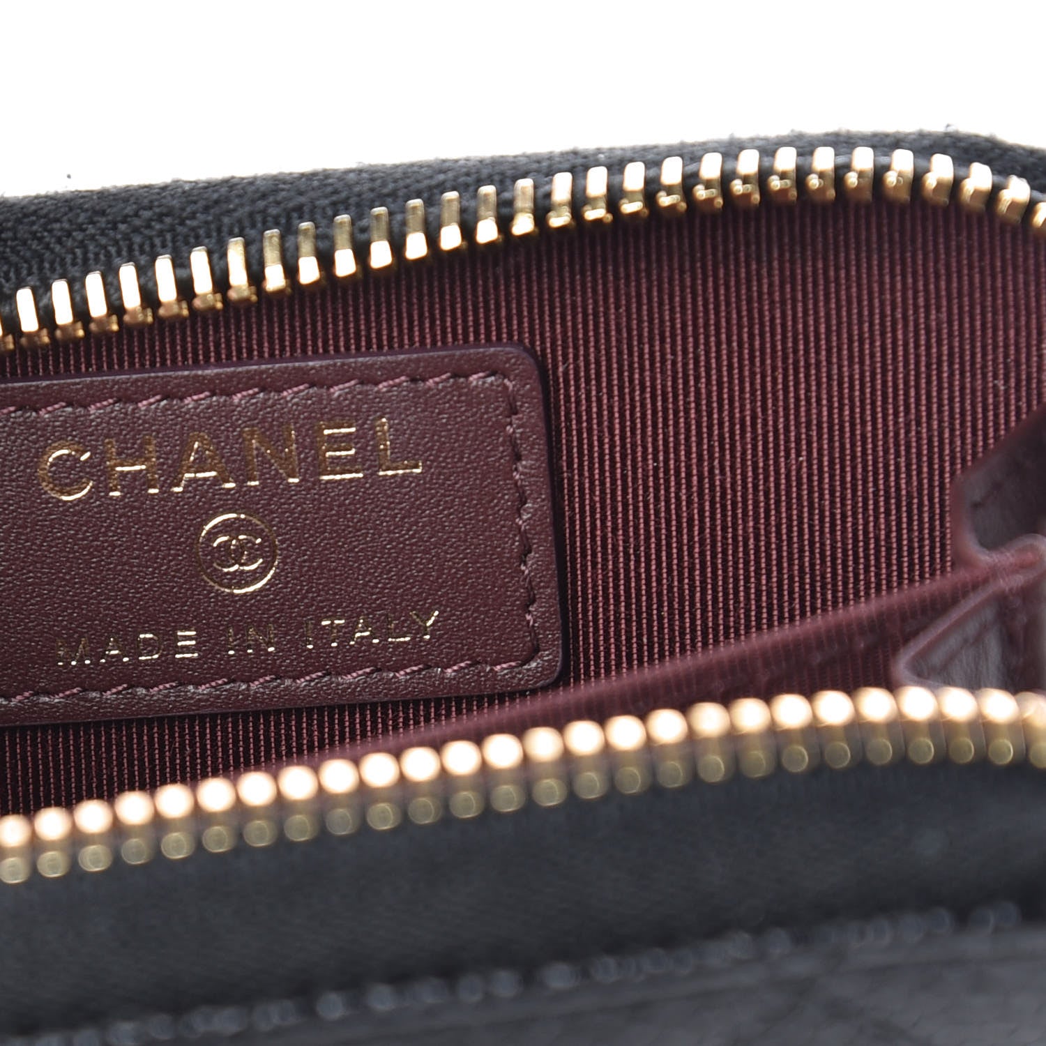 Chanel Caviar Quilted Zip Coin Purse Black 6 of 8