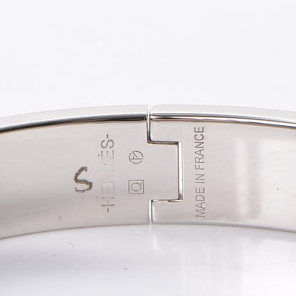 Hermes Enamel Narrow Clic Clac H Bracelet PM Mango 4 of 4
