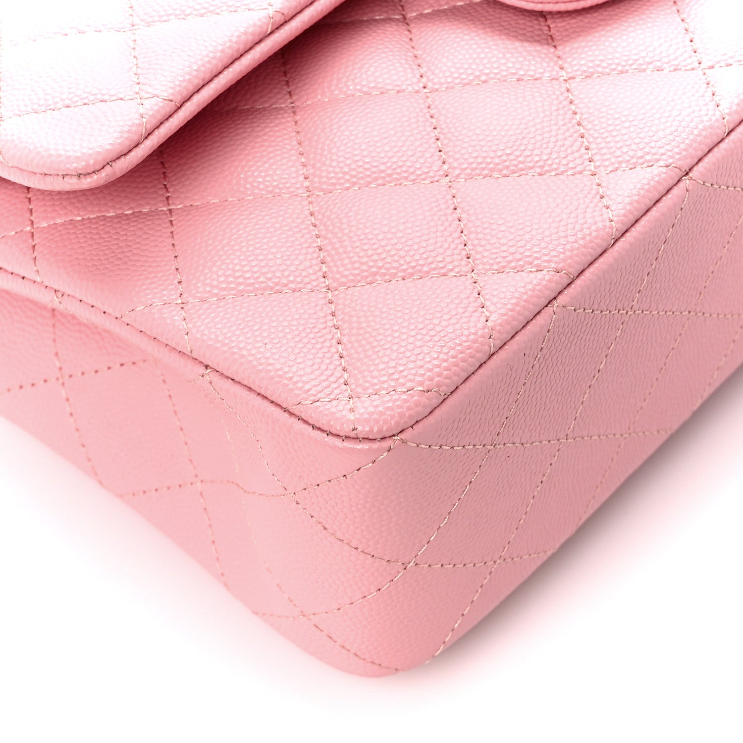 Chanel Caviar Quilted Small Double Flap Pink 10 of 12