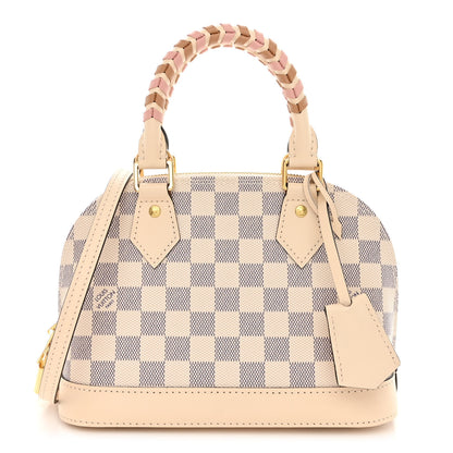 Louis Vuitton Damier Azur Braided Alma BB 1 of 9