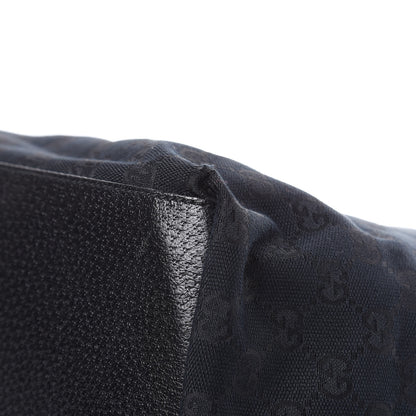 Gucci GG Monogram Large Web Handle Bucket Tote Black 12 of 12