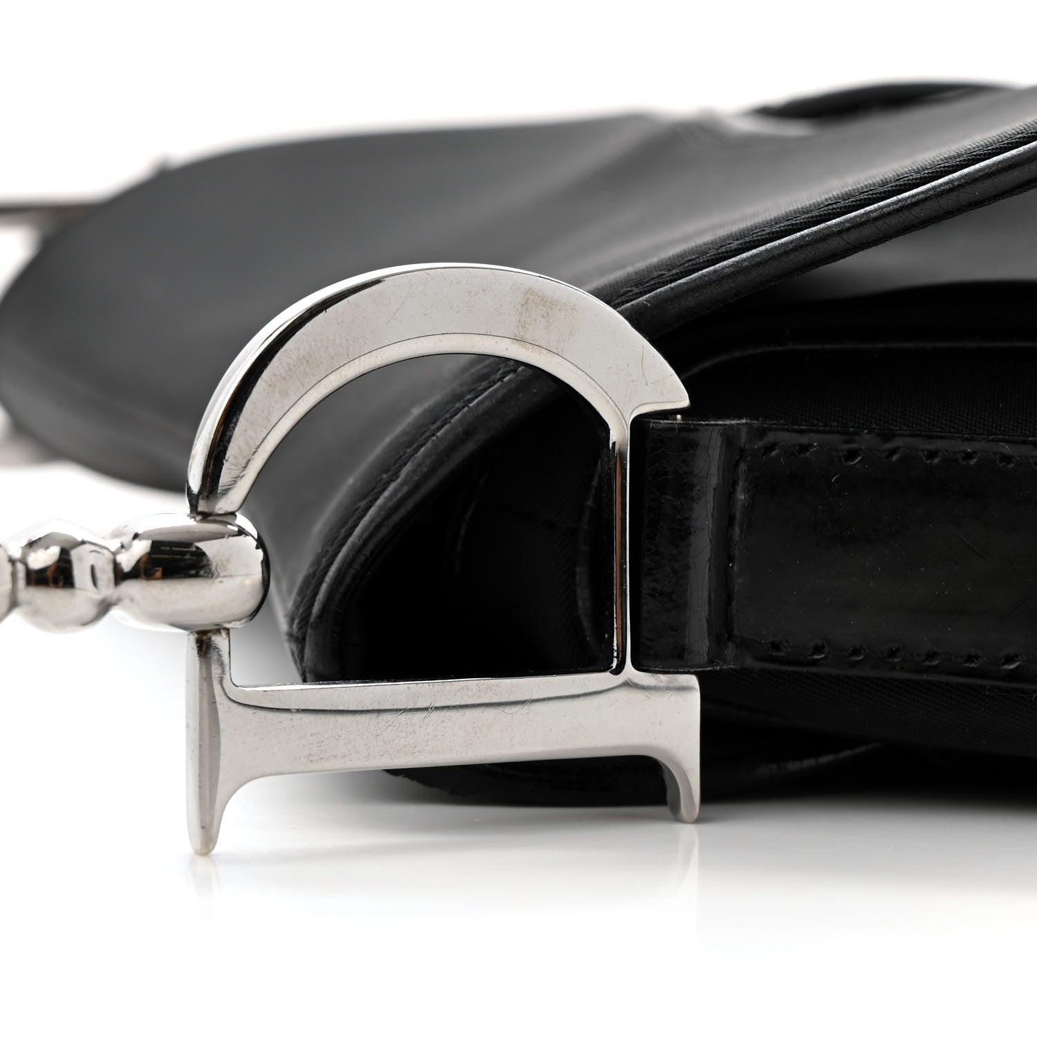 Christian Dior Nylon Saddle Bag Black 14 of 15