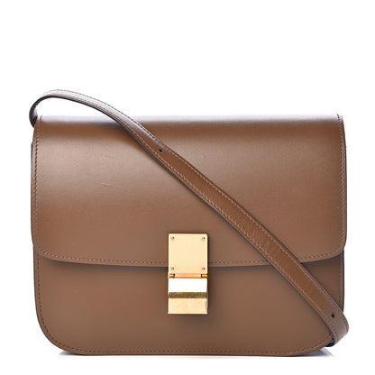 Celine Box Calfskin Medium Classic Box Flap Bag Camel 1 of 13