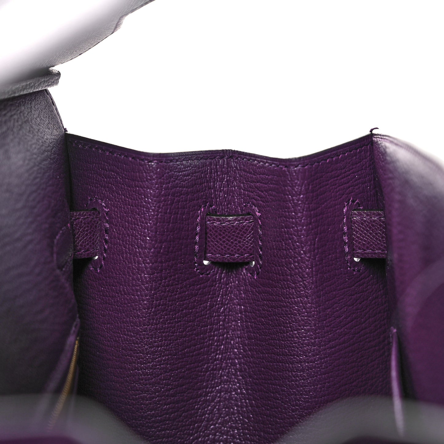 Madame Calfskin Birkin Sellier 25 Cassis