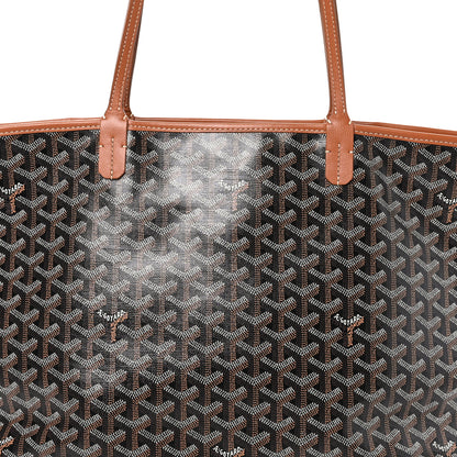 Goyard Goyardine Artois MM Black Gold 8 of 10