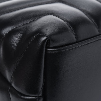 Saint Laurent Calfskin Y Quilted Monogram Small Loulou Chain Satchel Black 10 of 12