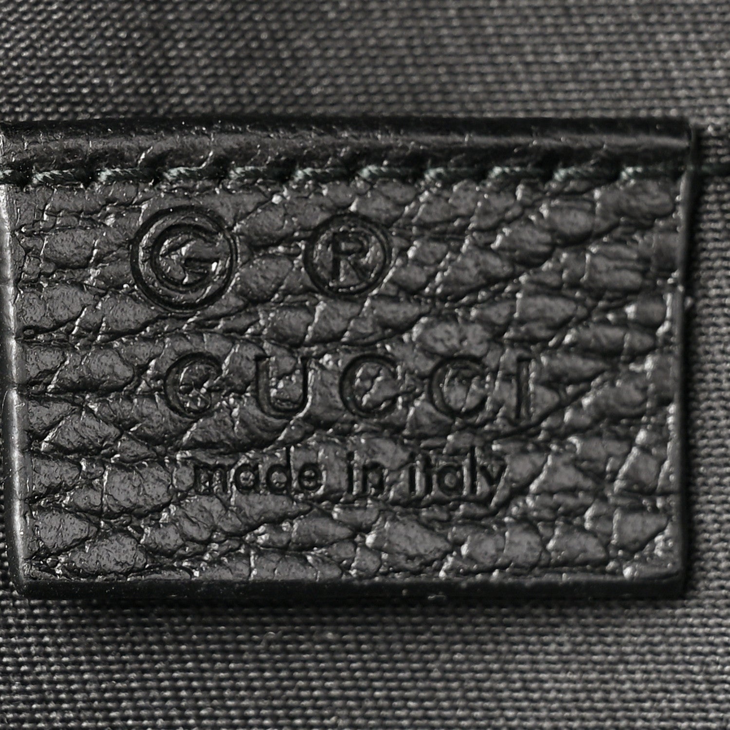 Gucci Nylon Monogram Fanny Pack Belt Bag Black 6 of 12