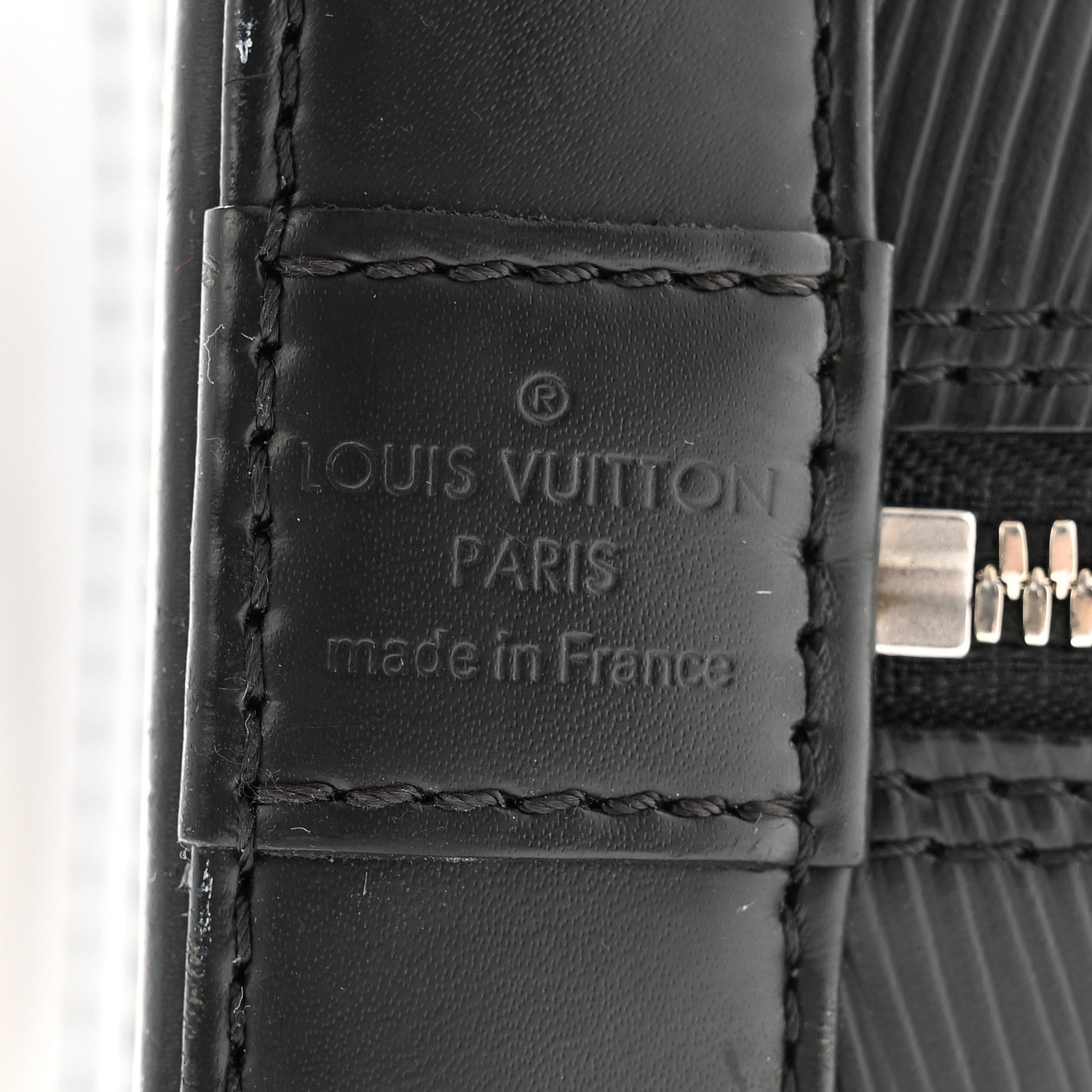 Louis Vuitton Epi Alma PM Black 6 of 10