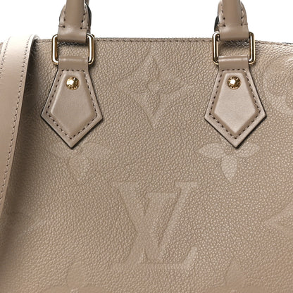Louis Vuitton Empreinte Monogram Giant Speedy Bandouliere 25 Tourterelle 7 of 9