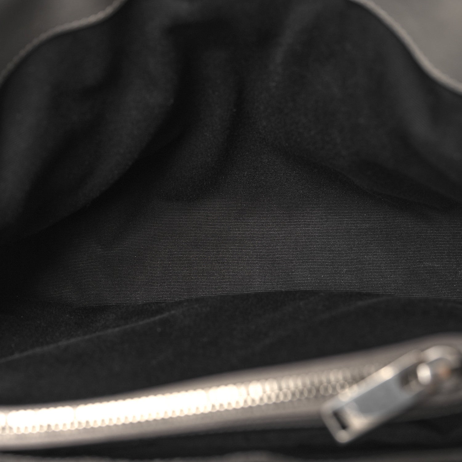 Saint Laurent Calfskin Y Quilted Monogram Medium Loulou Chain Satchel Oyster Grey 5 of 11