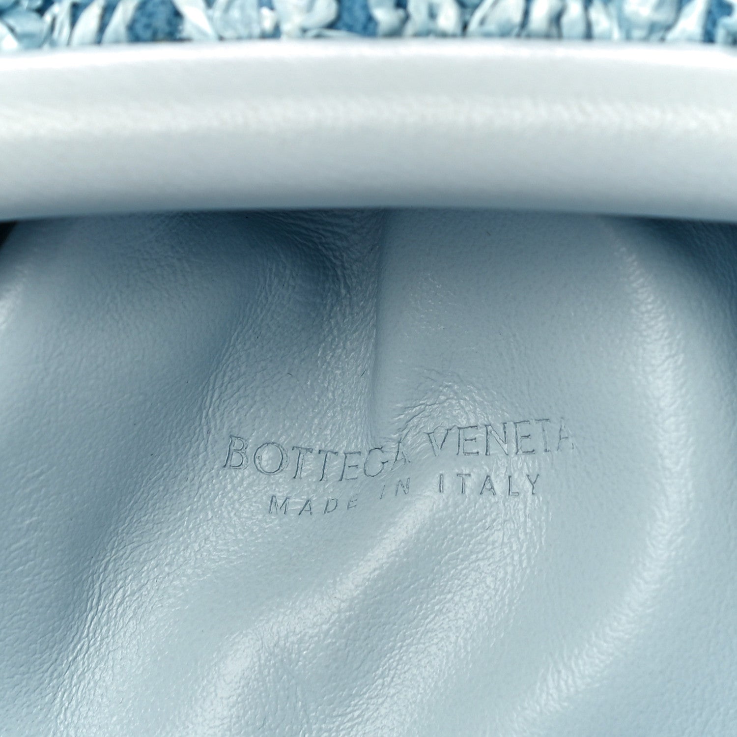 Bottega Veneta Boucle Curly Raffia The Mini Pouch Bubble 6 of 11