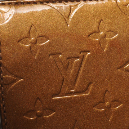 Louis Vuitton Patent Mott Long Strap Bronze 6 of 9