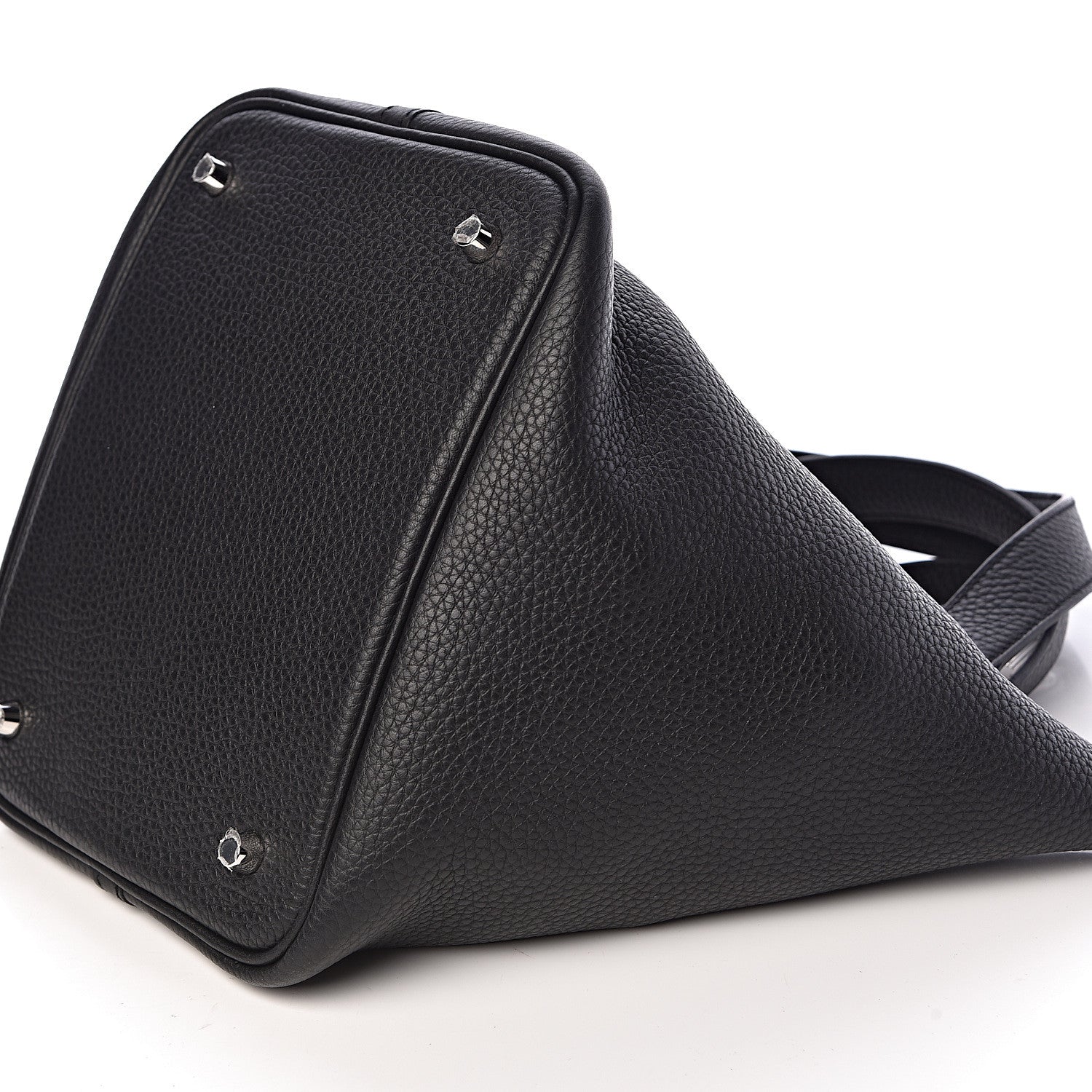 Hermes Taurillon Clemence Picotin Lock 22 MM Black 9 of 10