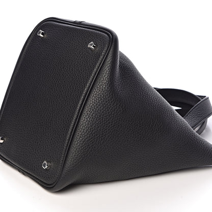 Hermes Taurillon Clemence Picotin Lock 22 MM Black 9 of 10