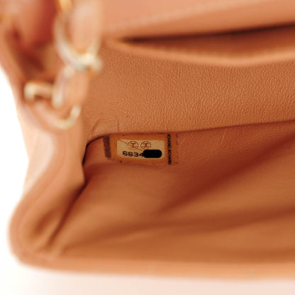 Chanel Lambskin Quilted Mini Rectangular Flap Light Pink 7 of 7