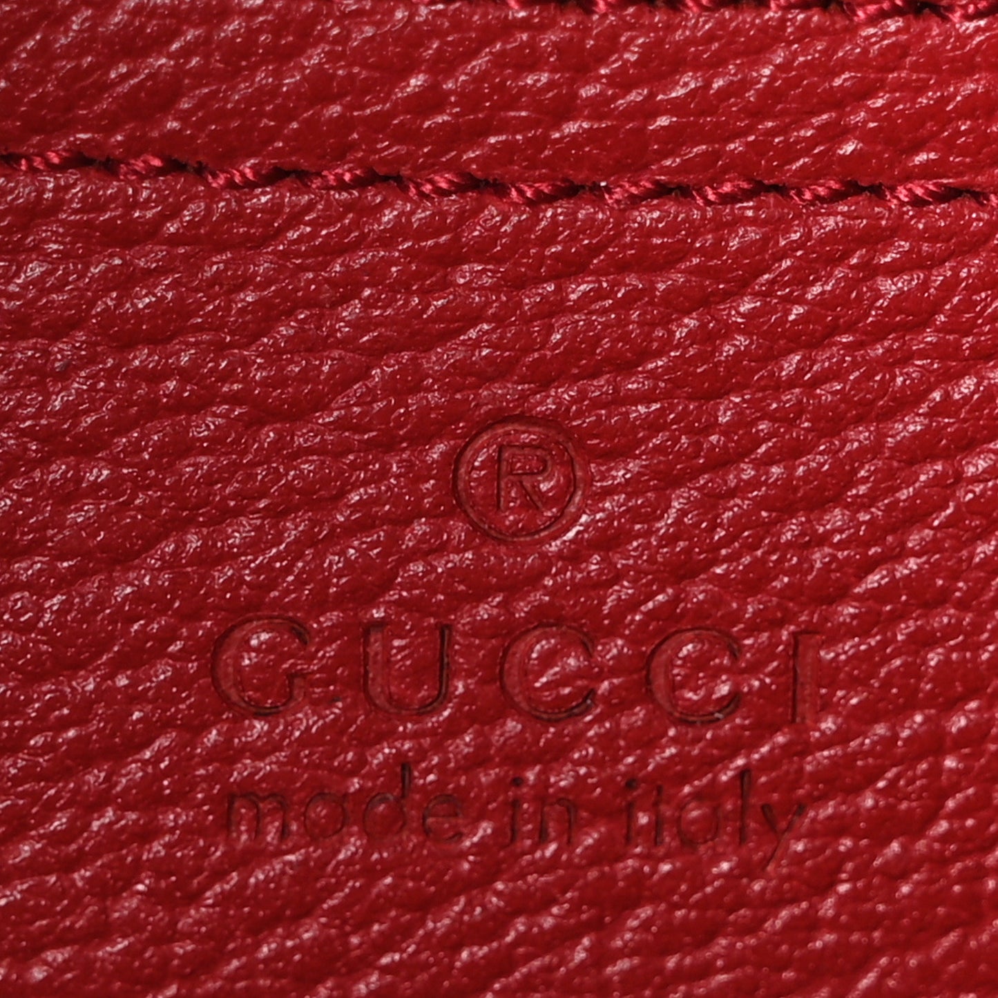 GG Supreme Monogram Small Queen Margaret Top Handle Bag Red