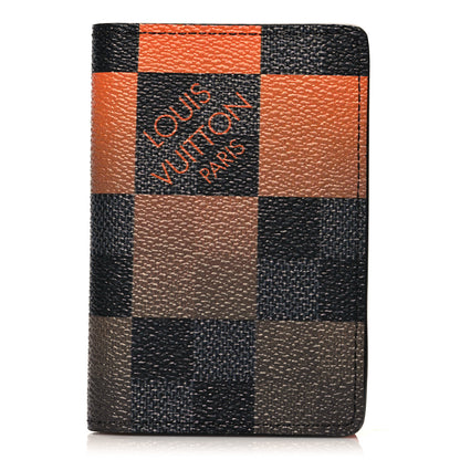 Louis Vuitton Damier Graphite Giant Pocket Organizer Orange 1 of 7