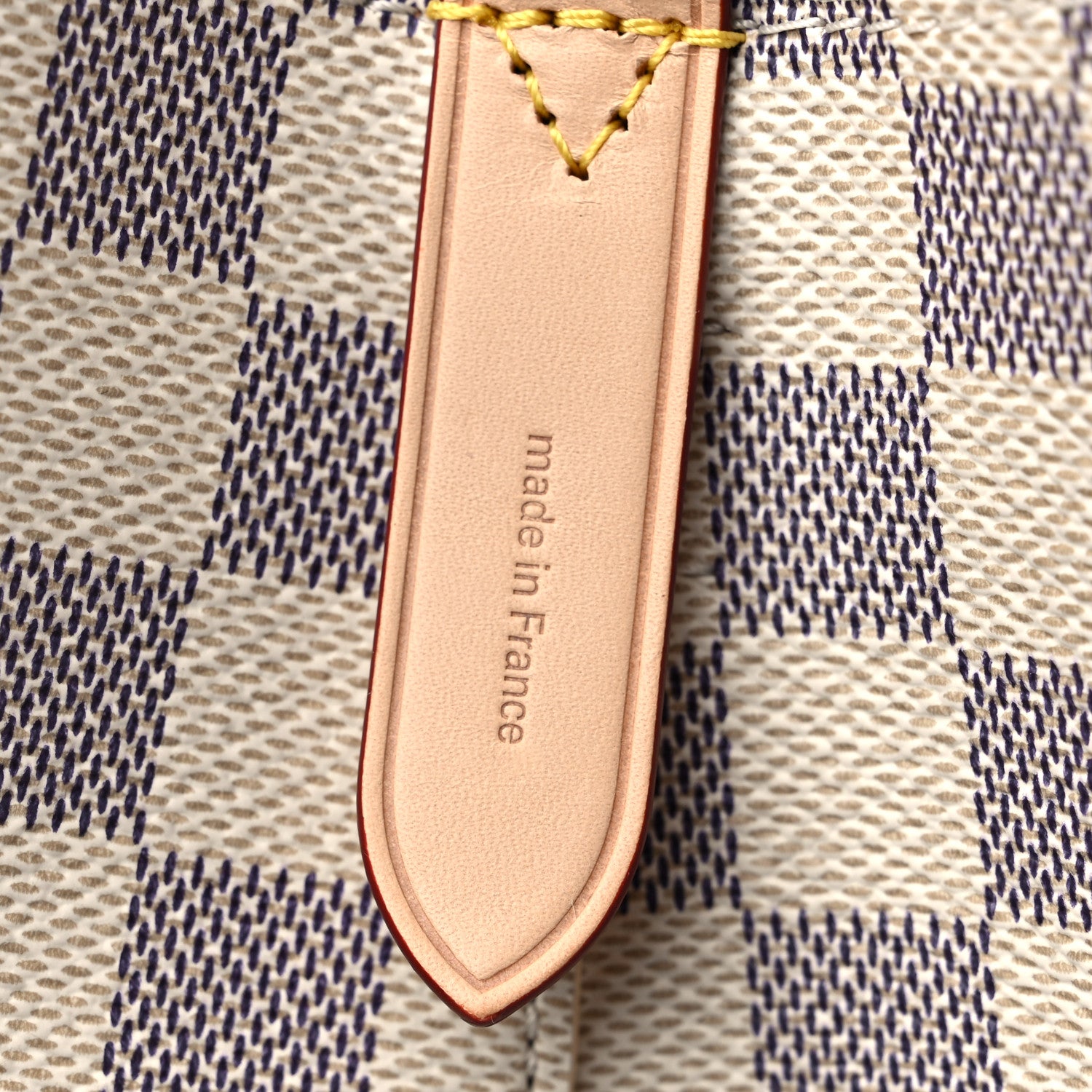 Louis Vuitton Damier Azur Braided Neonoe MM Peach Cream 7 of 9