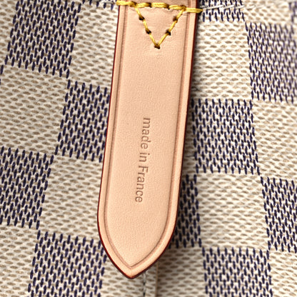 Louis Vuitton Damier Azur Braided Neonoe MM Peach Cream 7 of 9