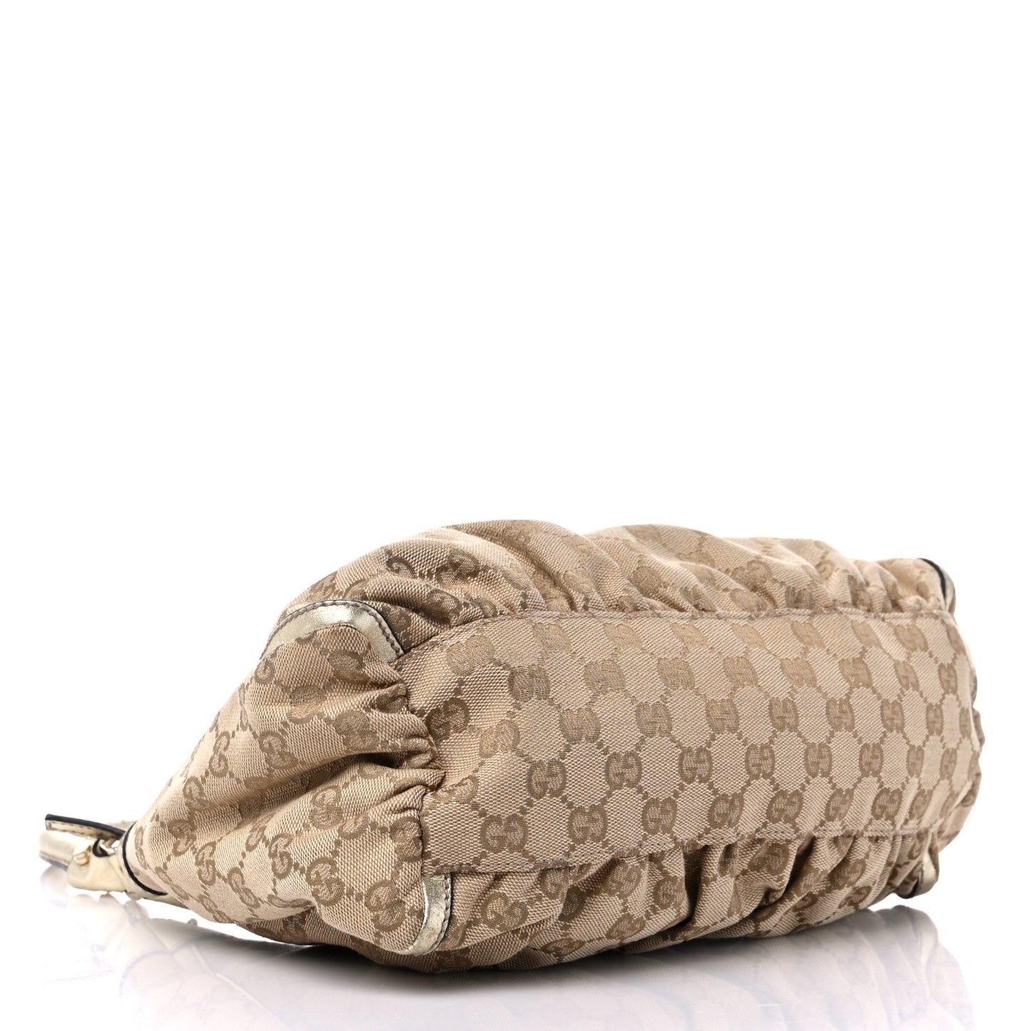 Monogram Medium D Gold Ring Hobo Gold