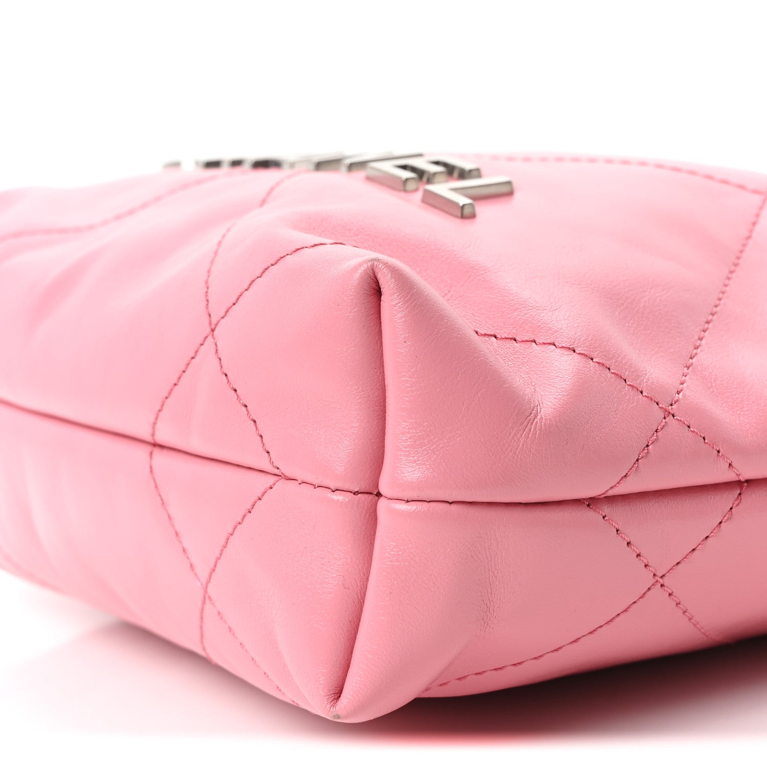 Chanel Shiny Calfskin Quilted Mini Chanel 22 Pink 10 of 10