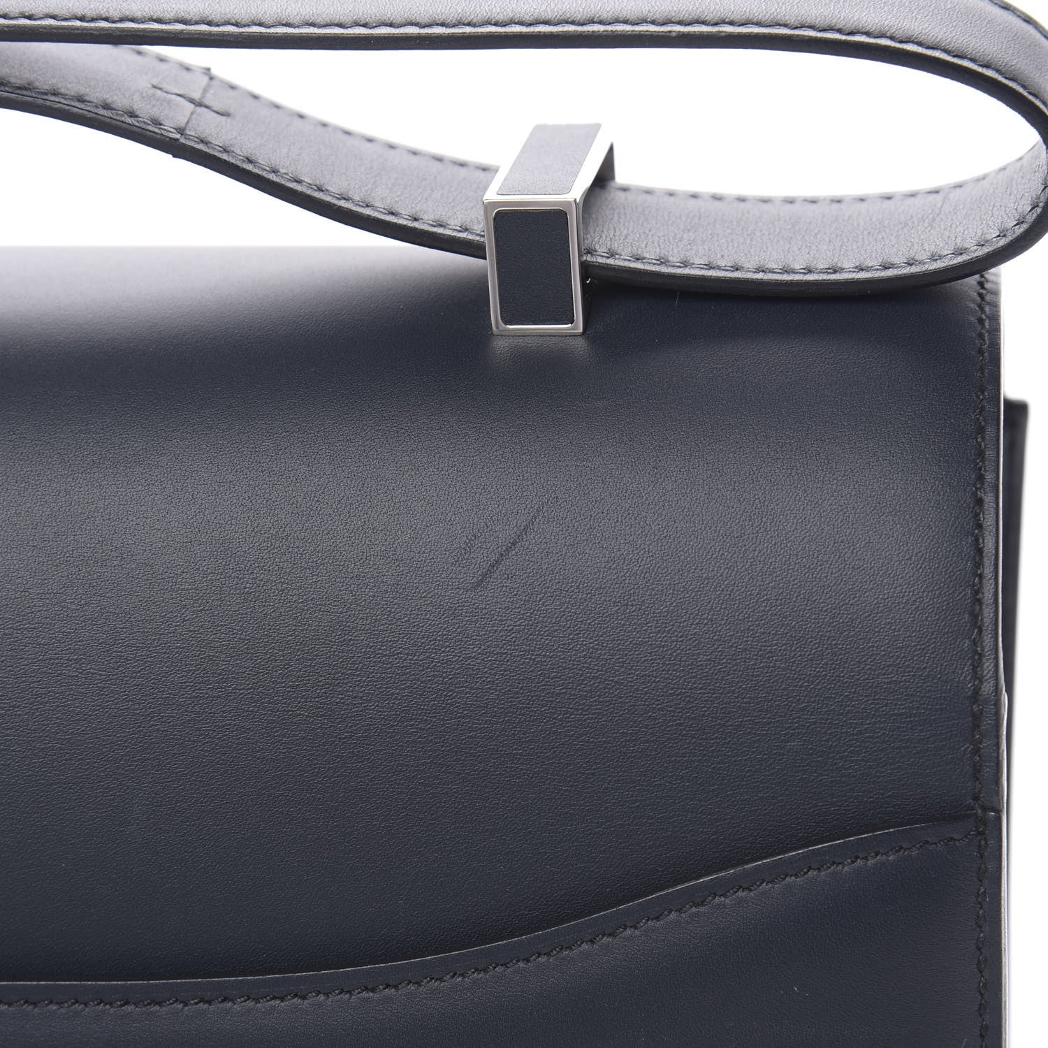 Hermes Veau Sombrero Constance Cartable 29 Bleu Obscur 30 of 30