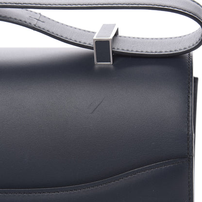 Hermes Veau Sombrero Constance Cartable 29 Bleu Obscur 30 of 30