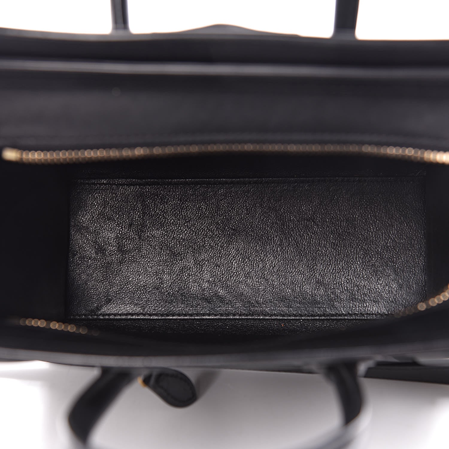 Celine Smooth Calfskin Nano Luggage Black 5 of 12