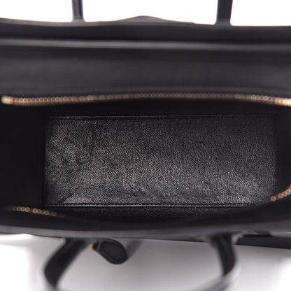 Celine Smooth Calfskin Nano Luggage Black 5 of 12