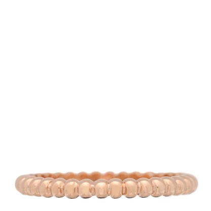 Van Cleef & Arpels 18K Rose Gold Small Perlee Ring 51 5.75 1 of 5