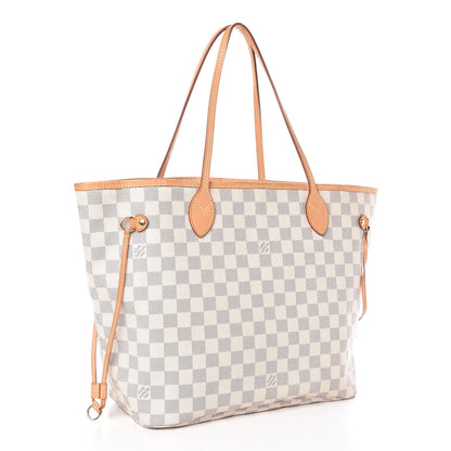 Louis Vuitton Damier Azur Neverfull MM 3 of 9