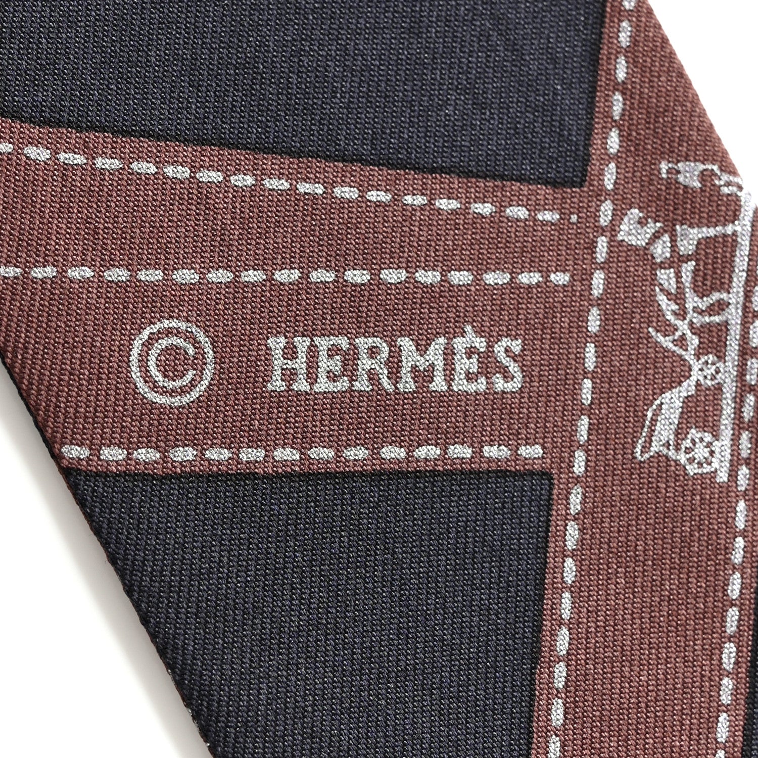Hermes Silk Bolduc Twilly 3 of 4