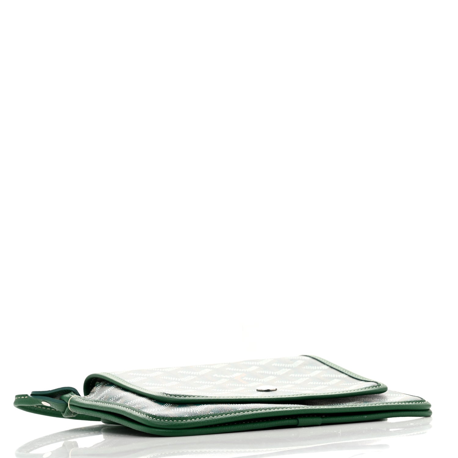 Goyard Goyardine Plumet Wallet Clutch Green 4 of 9