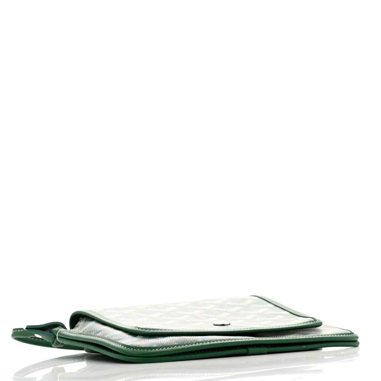 Goyardine Plumet Wallet Clutch Green