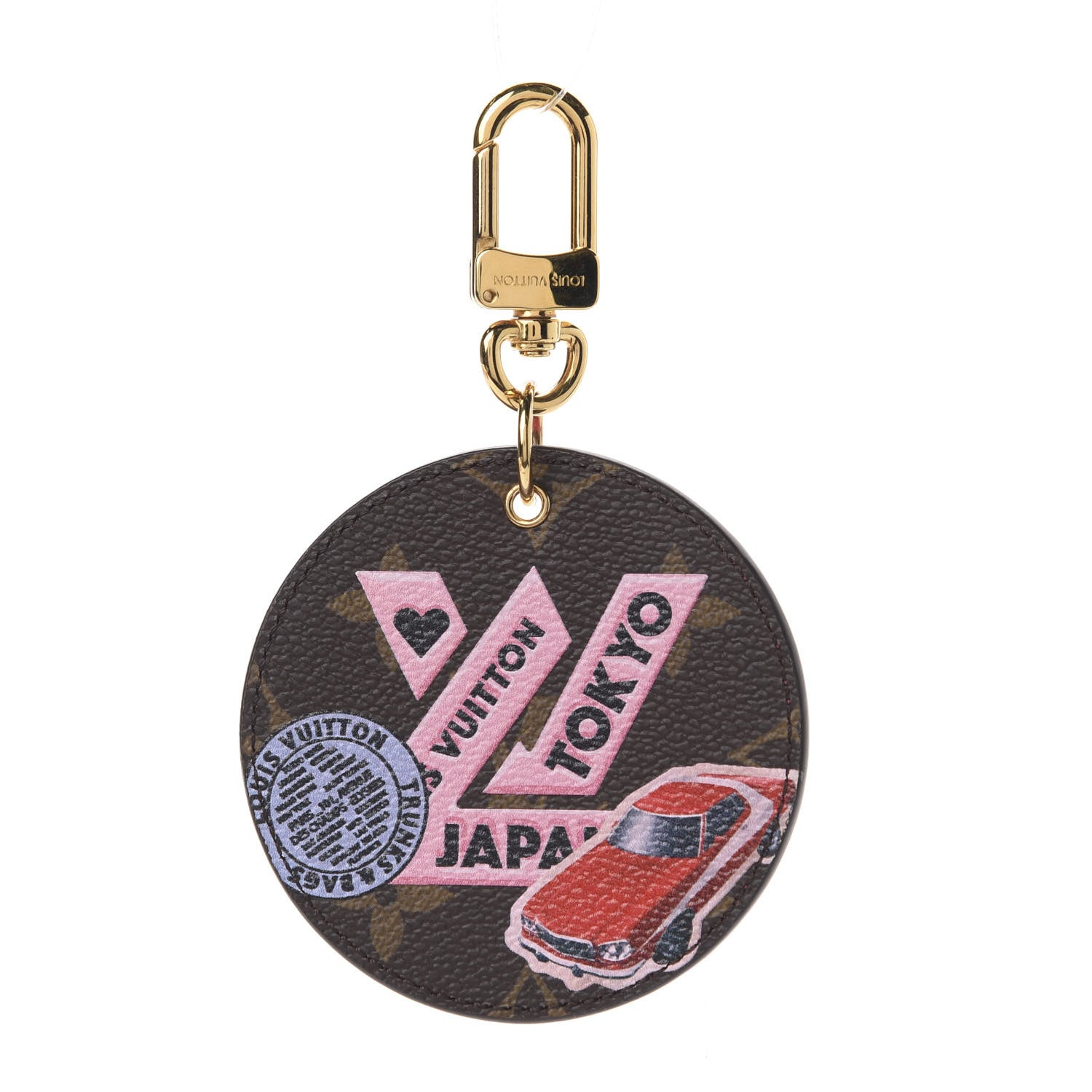 Louis Vuitton Monogram World Tour Bag Charm Key Holder 1 of 4