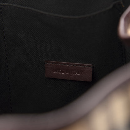 Burberry Haymarket Check Buckle Satchel Chocolate 7 of 13