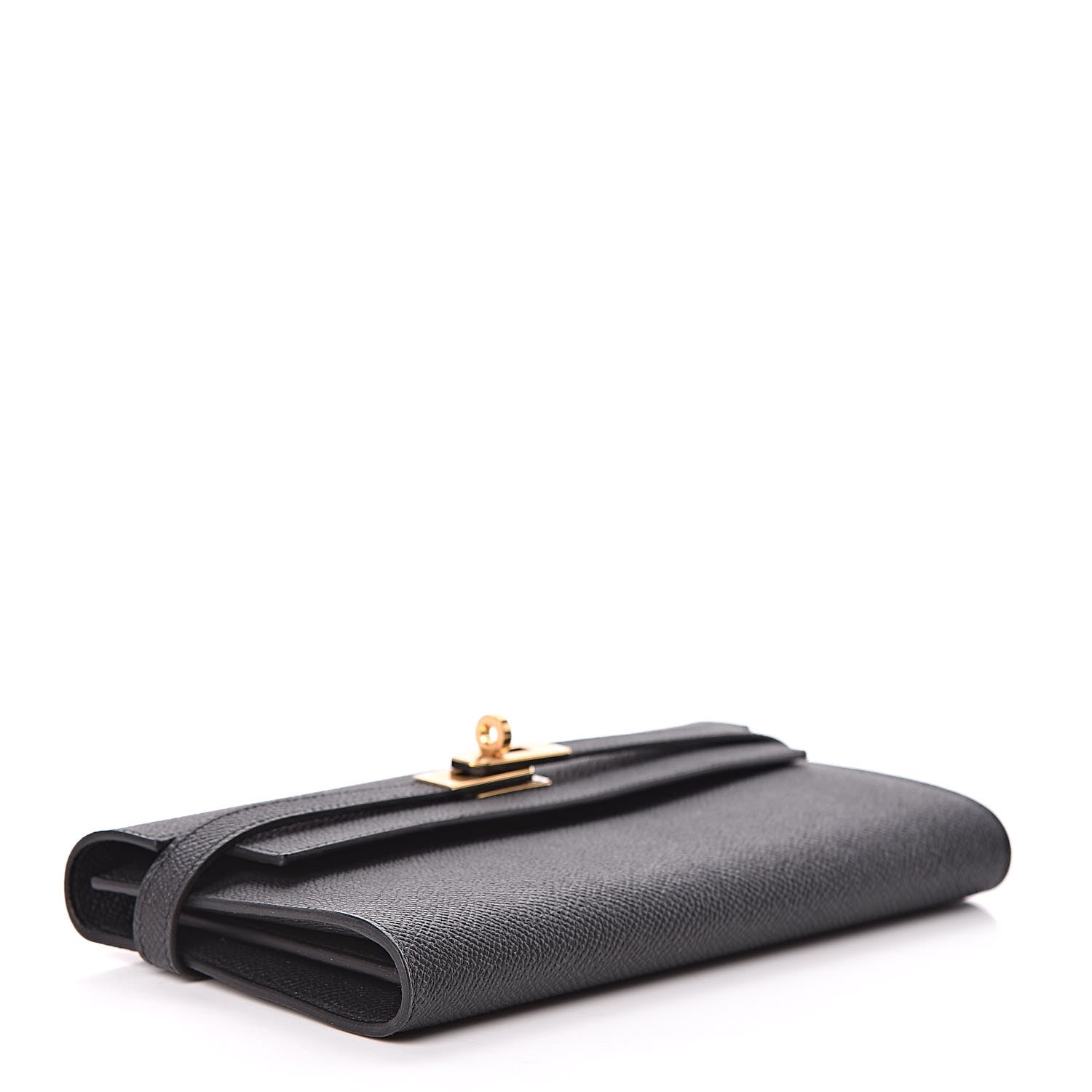 Hermes Epsom Kelly Longue Wallet Black 4 of 8