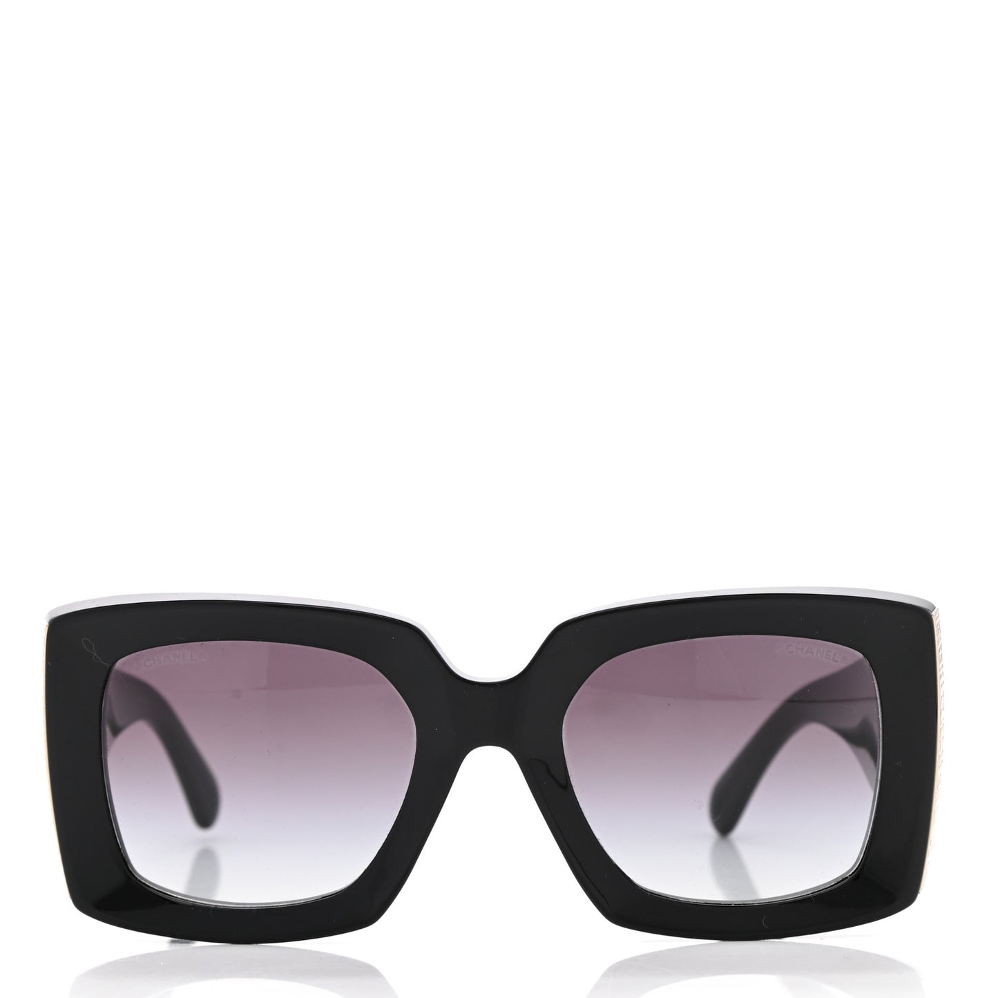 Acetate Rectangle Sunglasses 5435 Black