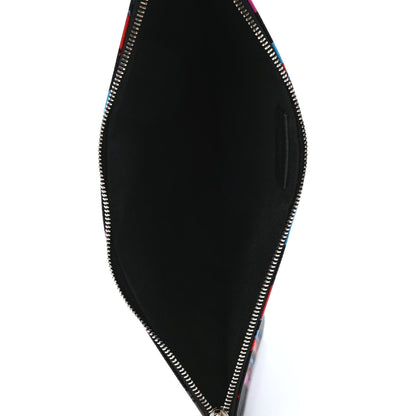 Givenchy Coated Canvas Floral Print Zip Pouch Multicolor 4 of 4